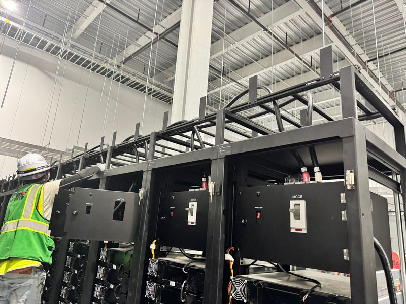 Crew wiring rack and PDU frames