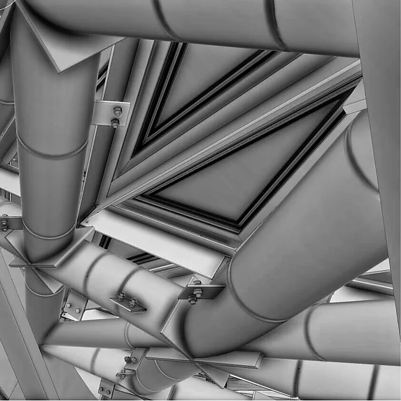 Our advanced BIM capabilities allow us to precisely model challenging curved surfaces, irregular shapes, and complex pan