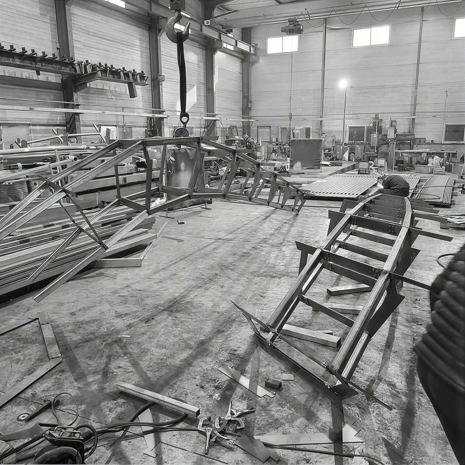 In-house fabrication lab to streamline seamless production between design and practical construction.