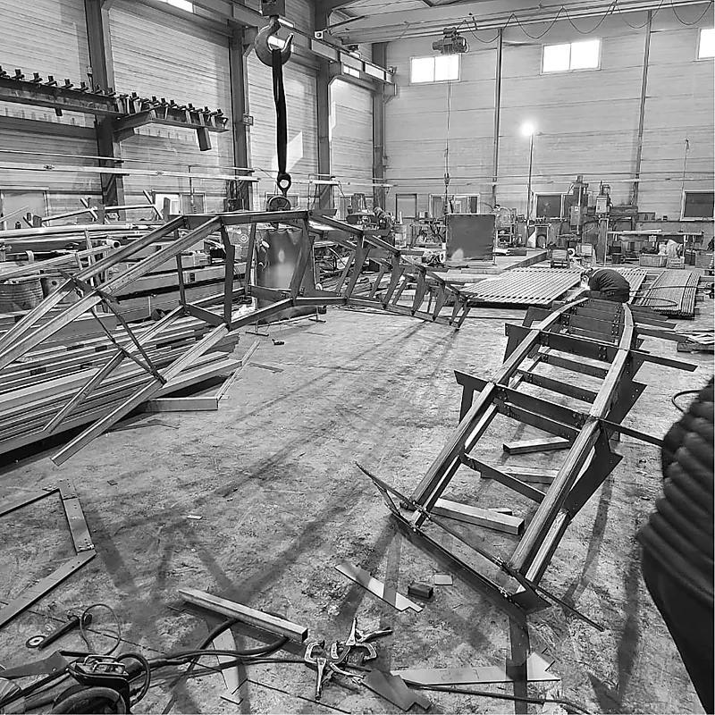 In-house fabrication lab to streamline seamless production between design and practical construction.