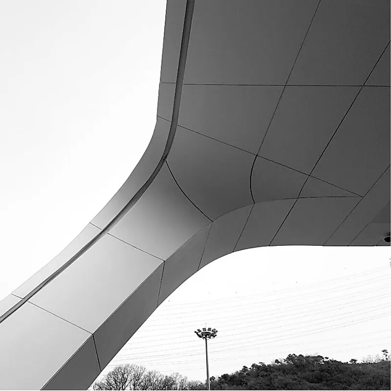 Codified manufacturing libraries cover structural framing and facade elements as they are installed on site.