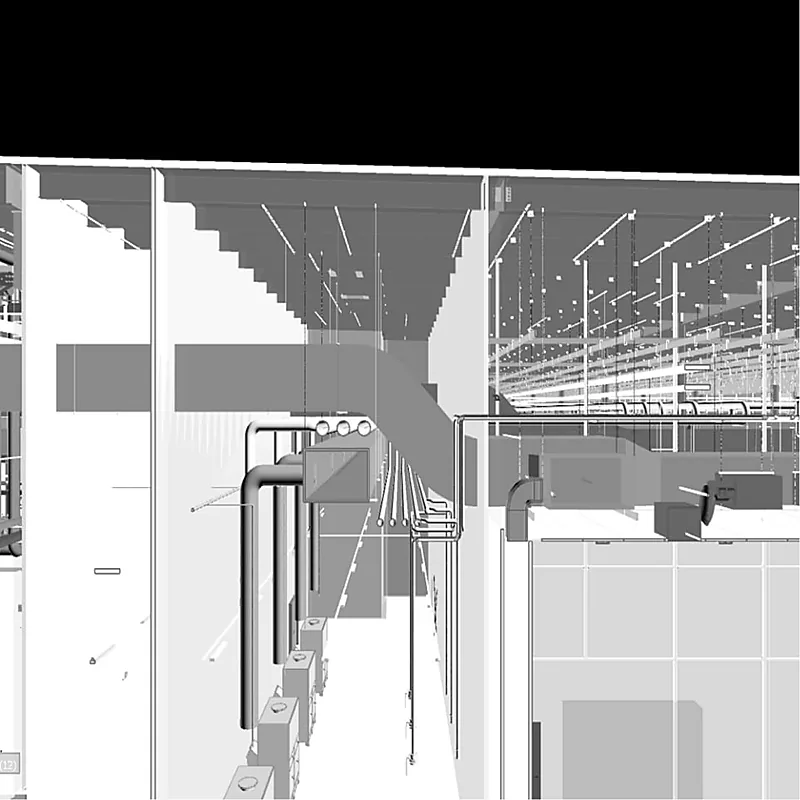 Clash detection through BIM allows us to identify and resolve conflicts between structural, architectural, and MEP syste