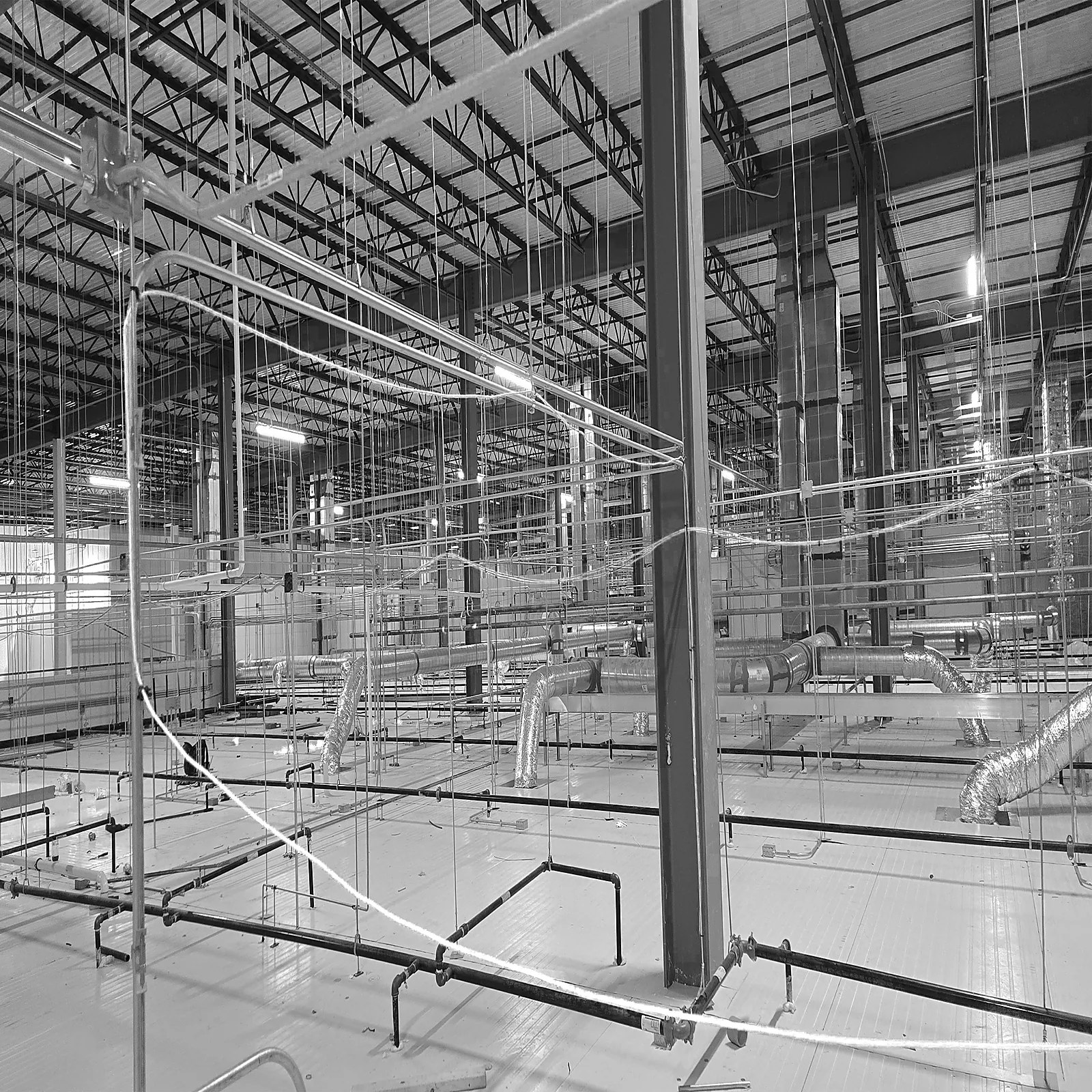 Raised access floor and utility distribution