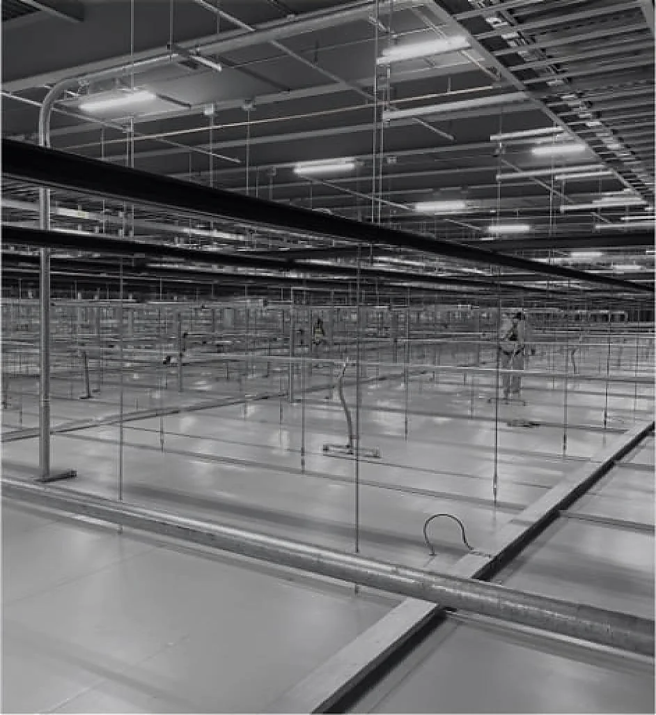 Cleanroom interior, completed