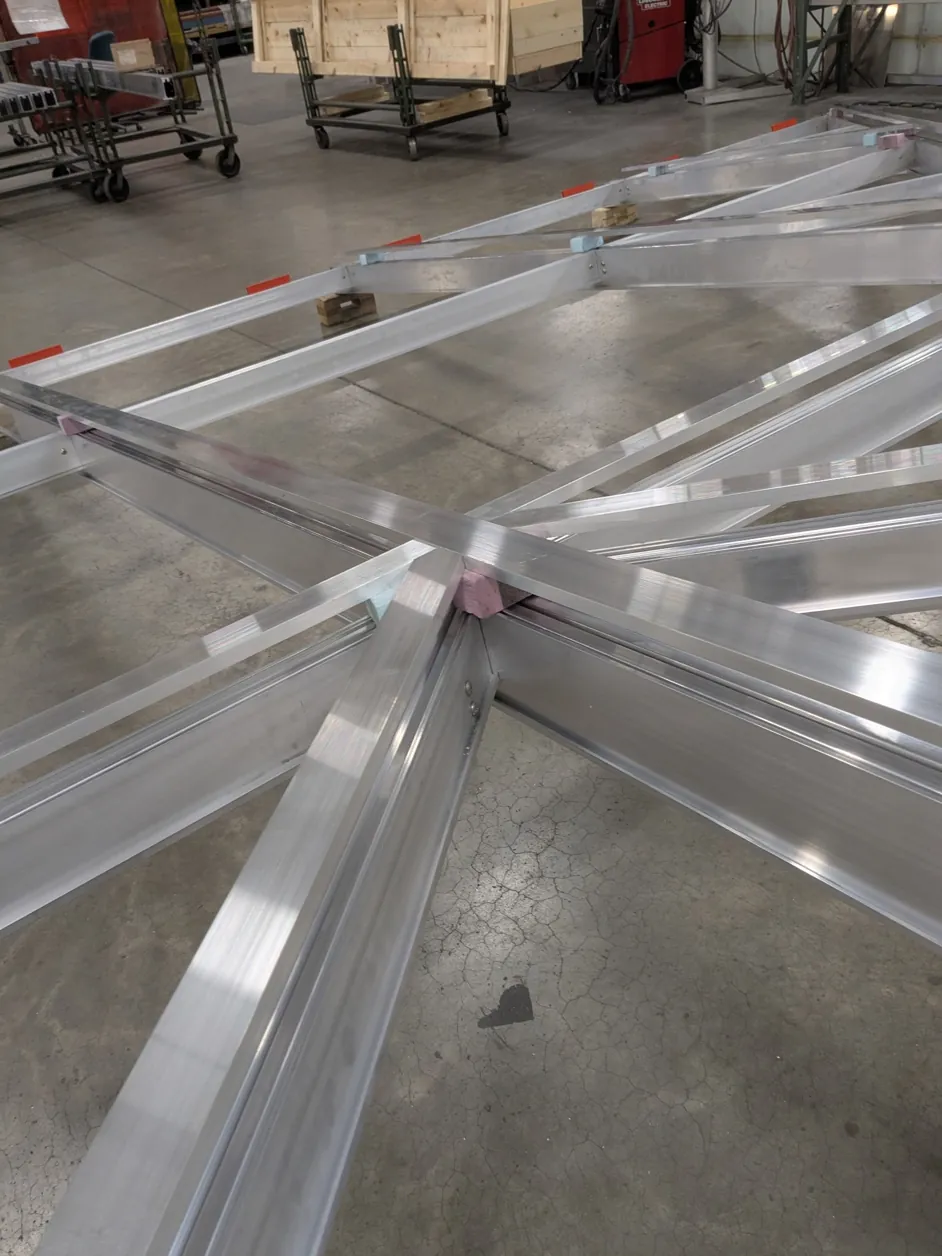 Aluminum frame fabrication