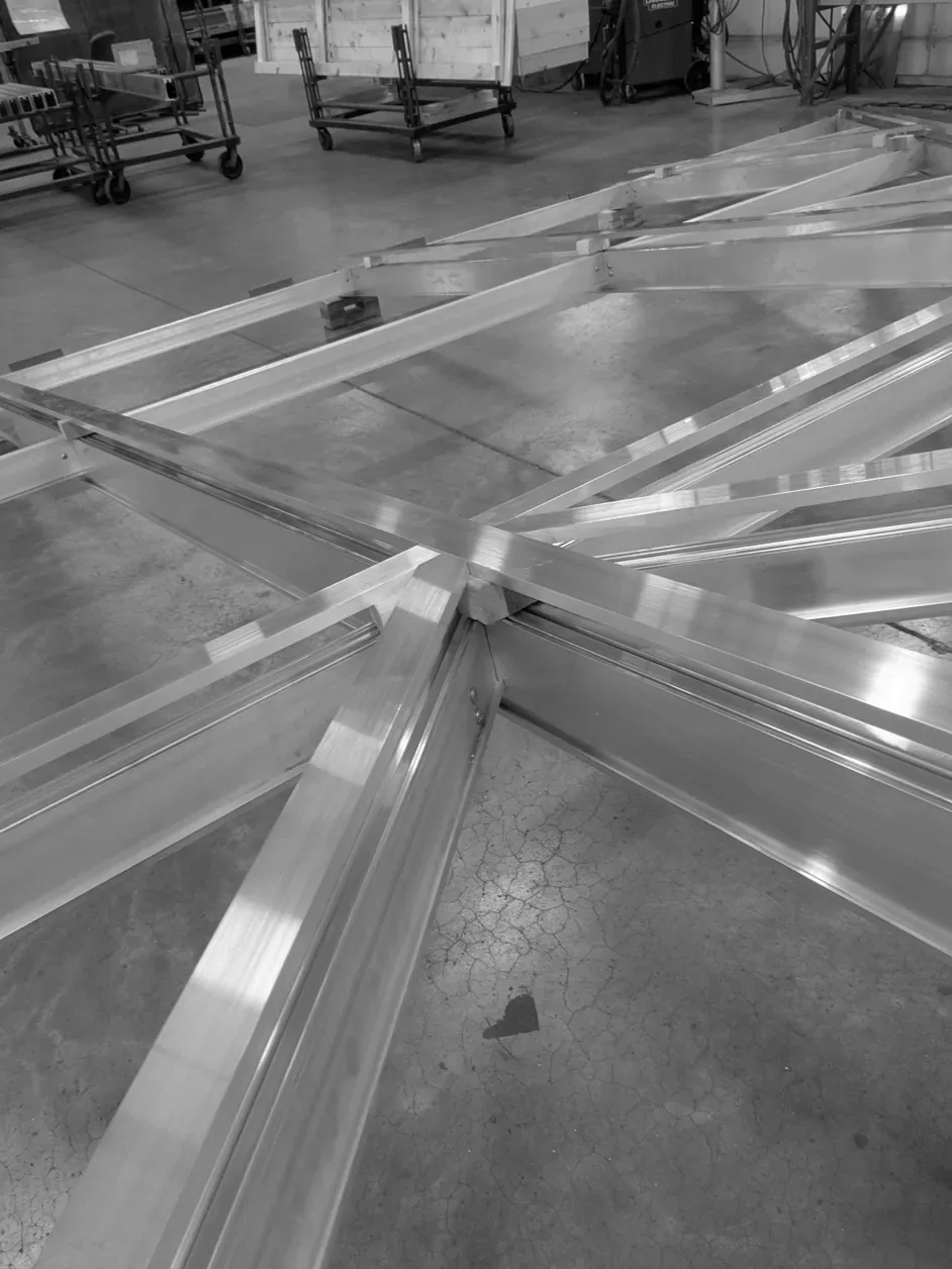 Aluminum frame fabrication